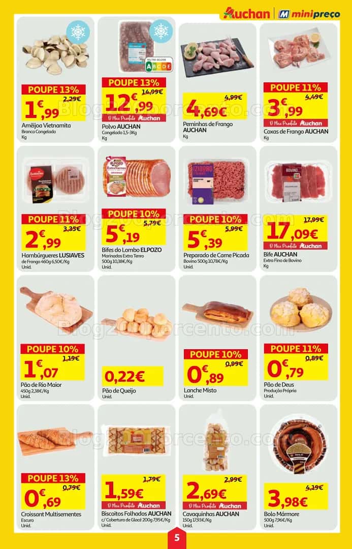 Antevisão Folheto MINIPREÇO - AUCHAN Promoções de 23 a 29 abril